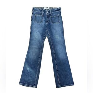 Ariat REAL Denim Bootcut Jeans Women's Size 30S Blue Mid Rise